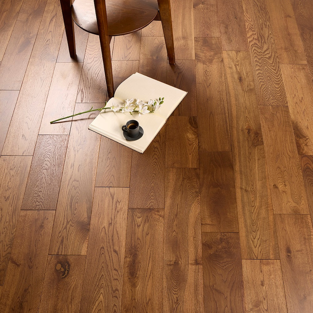 Solid Wood Flooring Alnwick Double Smoked 150mm x 18mm