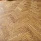 Herringbone Engineered Oak Flooring Hebden Black Grain 90mm 14mm