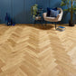 Herringbone Engineered Oak Flooring Malham Warm Brushed 90mm 14mm