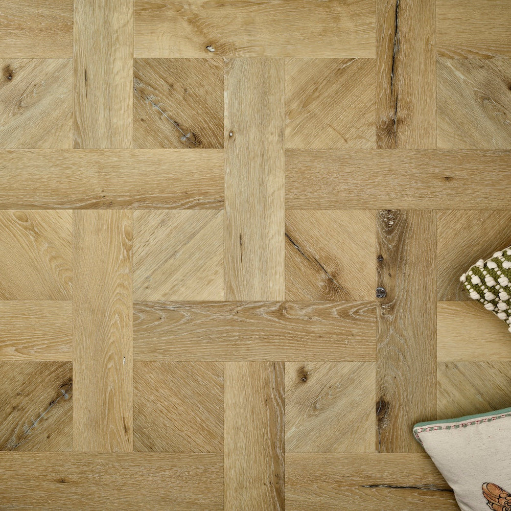Basket Weave LVT Flooring Textures Sycamore - (SAMPLE)