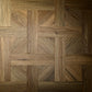 Textures Basket Weave LVT flooring in Aged Oak