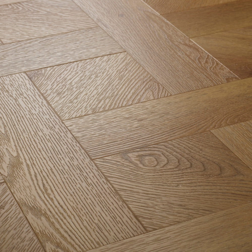 Textures Basket Weave LVT flooring in Summer Oak