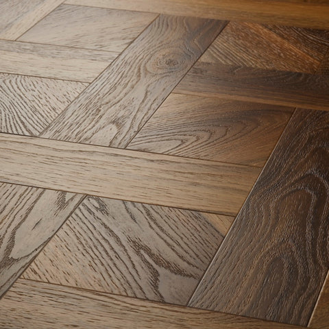 Basket Weave LVT Flooring Textures Warm Walnut