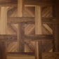 Textures Basket Weave LVT flooring in Warm Walnut