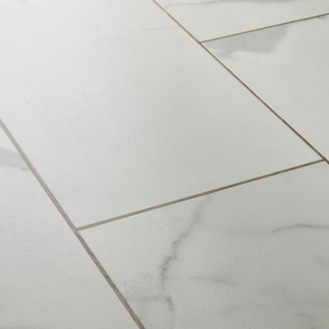 Textures Carrara White Tile TS01 LVT Flooring