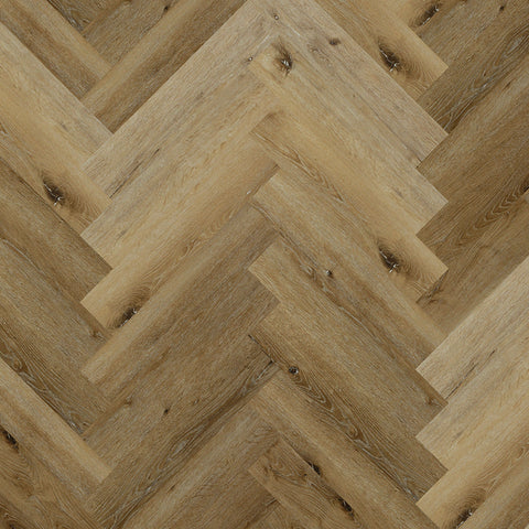 Lusso Portofino Herringbone Voyager Oak SPC Click Vinyl Flooring