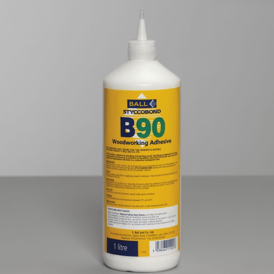 F. Ball Styccobond B90 Woodworking Adhesive 1L