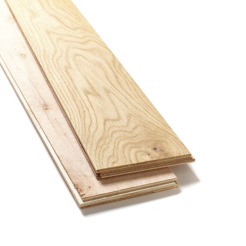 Lusso Flooring Florence Natural Brushed & Oiled Solid Oak Flooring 125mm