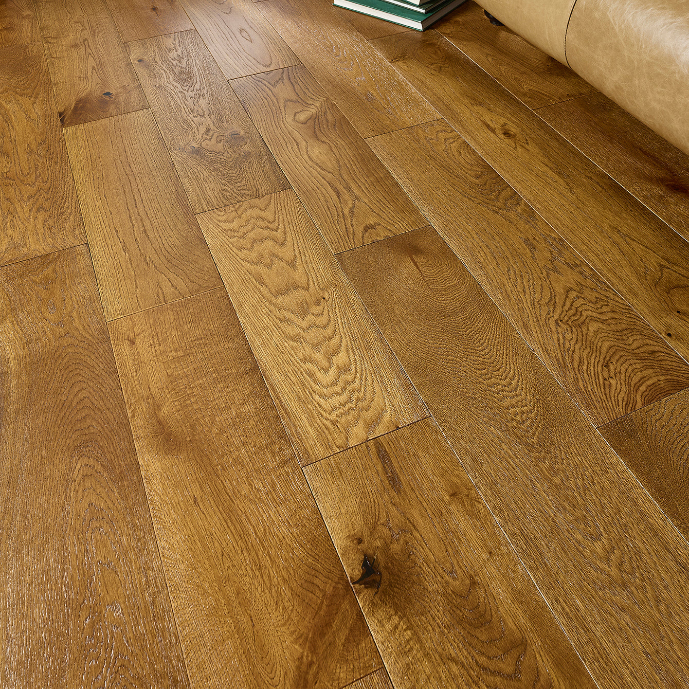 Lusso Modena Golden Engineered Oak 190mm