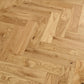 Lusso Uniqo Herringbone Natural Brushed & Lacquered Engineered Oak