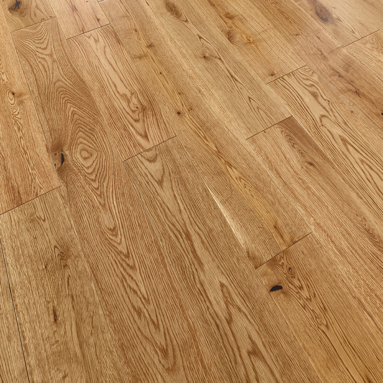 Lusso Sorrento Natural Lacquered Engineered Oak 125mm