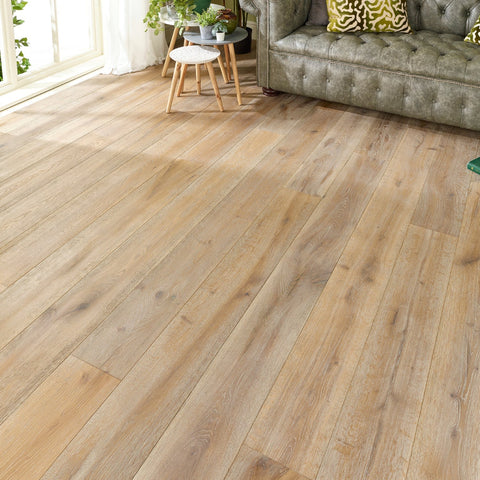 Lusso Catania White Brushed Oiled Engineered Oak 190mm