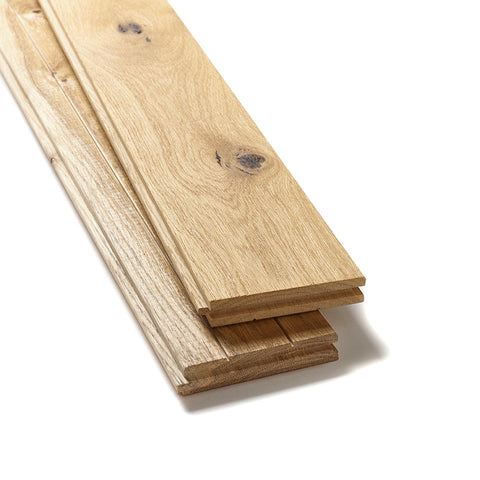 Lusso Flooring Florence Natural Brushed & Oiled Solid Oak Flooring 90mm