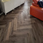 Lusso Portofino Herringbone Port Oak Glue Down LVT Vinyl Flooring