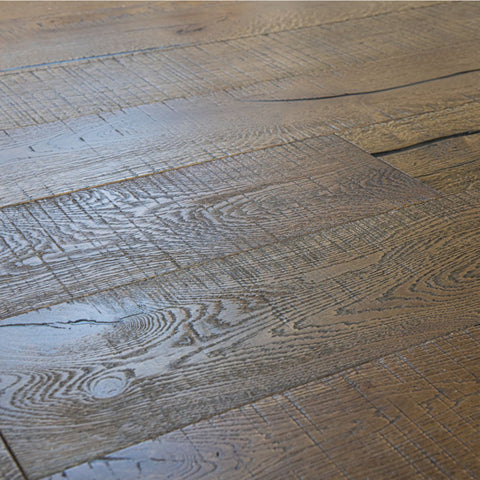 Lusso Flooring Trento Distressed Oiled Golden Sawn Engineered Oak 220mm