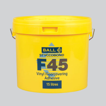 F. Ball Styccobond F45 Vinyl Flooring Adhesive 5L/20m2