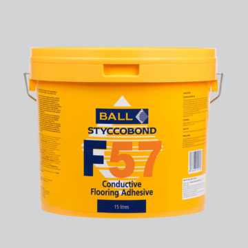 F. Ball Styccobond F57 Conductive Acrylic Flooring Adhesive 15L/60m2