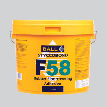 F. Ball Styccobond F58 Rubber Flooring Adhesive 5L/20m2