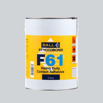 F. Ball Styccobond F61 Heavy Duty Contact Adhesive 5L/10m2