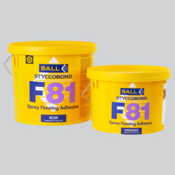 F. Ball Styccobond F81 Epoxy Flooring Adhesive 5kg/10m2
